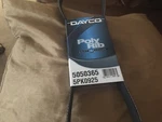 Serpentine Belt Dayco 5050365 5PK0925 Poly Rib. Fixed Price $8.49.