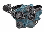 Black Pontiac Serpentine Pulley Conversion Kit Air Conditioning 350 400 428 455. Fixed Price $825.00.