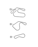 Genuine Mopar Serpentine Belt 68502967AA. Fixed Price $14.22.