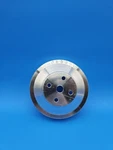 March 13032 Pontiac Polished Aluminum Water Pump Pulley V-belt Double Groove Pmd. Fixed Price $52.98.