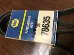 K080635 Napa Automotive Serpentine Belt Part # 78635. Fixed Price $33.65.