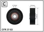 Caffaro 37-53 Deflection/guide Pulley, V-ribbed Belt For Saab. Fixed Price $12.95.