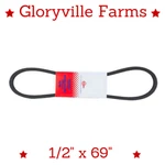 4L690 Premium V-belt 1/2X69 Fits Simplicity 1668065SM 1707740SM. Fixed Price $13.99.