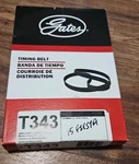 Gates T343 Engine Timing Belt-powergrip Premium Oe New. Fixed Price $42.99.