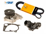 Coolant Thermostat + Water Pump Belt Kit For Bmw X5 XDRIVE35D (2009-2013). Fixed Price $168.05.