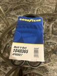 Serpentine Belt-multi V-belt Goodyear 1040365. Fixed Price $18.00.