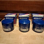 3 Nos PF454 Acdelco Oil Filters Corvette, Chevrolet, Impala. Fixed Price $38.95.