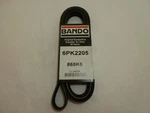 197438 New-no Box; Bando 6PK2205 Serpentine Belt 868K6; 6-RIBS 86.8"L; 1MHF8. Fixed Price $23.92.