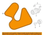 Ram Chrysler Oem 2015 Promaster City-serpentine Drive Fan Belt 5281238AA. Fixed Price $50.00.