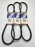 3X Gates Carquest Powerated Green Mower V-belt 1/2" 42" 6842 Nos New. Fixed Price $14.95.