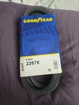 Belts 22676 Accessory Drive Belt, 67.6 In. Effective Lengt For Goodyear. Fixed Price $39.99.