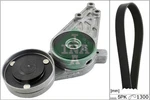Ina 529 0096 10 V-ribbed Belt Kit For Audi Skoda Vw. Fixed Price $99.30.