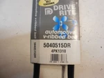 Automotive Serpentine (standard) K04 9/16" X 52 1/8" 5040515DR Drive-belt. Fixed Price $7.60.