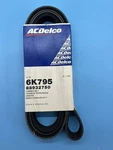 Acdelco Professional/gold 6K795 - Serpentine Belt. Fixed Price $40.00.