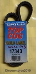 Dayco 17343 V-belt Toyota Chevy Gmc Porsche Ford Honda Hyundai 1966-1995. Fixed Price $11.00.