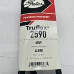 Gates Truflex Low Horsepower 2590 V Belt 6859 4L590 1/2 59" 12.5/13MM 1500MM. Fixed Price $14.62.