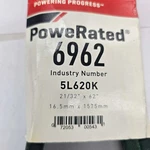 Gates Powerated Green Aramid Belt 6962 5L620K 21/32 X 62" 16.5 1575MM. Fixed Price $23.39.