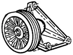 Genuine Ford Serpentine Idler Pulley F5TZ-8678-B. Fixed Price $17.38.