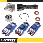 Timing Kit Water Pump 3X Drive Belts For 92-95 Honda Civic 4PK815 4PK790. Fixed Price $43.50.