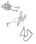 Genuine Mopar Accessory Drive Belt 53032433AC. Fixed Price $80.57.