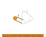 Toyota Oem 04-07 HIGHLANDER,RX330 Cooling Belts Pulleys-ps 9008091212. Fixed Price $22.94.