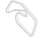 Genuine Mercedes-benz Serpentine Belt 004-993-17-96. Fixed Price $46.80.
