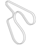 Genuine Gm Serpentine Belt 12732503. Fixed Price $67.28.