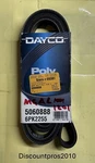 Dayco 5060888 Serpentine Belt Mazda Ford Chevy Mercedes-benz Porsche 1986-2024. Fixed Price $20.00.