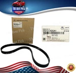 Genuine Drive Belt V-ribbed For Various Hyundai Kia 2.0-2.4L 16-22 252122GGA1. Fixed Price $23.20.