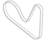 Genuine Audi Serpentine Belt 06Q-903-137-B. Fixed Price $32.58.