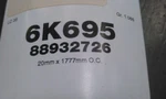 Acdelco 6K695,88932726,69.5" Long, 6-RIB Belt. Fixed Price $27.95.