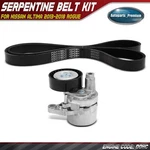 2X Serpentine Belt Drive Component Kit For Nissan Altima 2013-2018 Rogue L4 2.5L. Fixed Price $45.69.