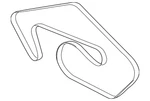 Genuine Jaguar Serpentine Belt T2R91501. Fixed Price $60.29.