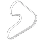 Genuine Mitsubishi Power Steering Belt 4451A107. Fixed Price $61.10.