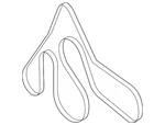 Genuine Ford Serpentine Belt 3L1Z-8620-AB. Fixed Price $33.41.