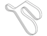 Genuine Ford Accessory Drive Belt L1MZ-8620-H. Fixed Price $37.49.
