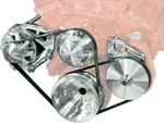 Chevy S/b Clear March Ultra High Flow Mid Mount Alt & Ps (keyway Style Pump). Fixed Price $718.99.