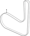 Genuine Ford Serpentine Belt PZ1Z-8620-F. Fixed Price $50.21.