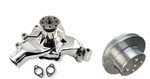 Big Block Chevy Chrome Aluminum Long Water Pump 454HIGH Volume Lwp W/pulley Kit. Fixed Price $135.15.