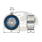 Gates T43152 Tensioner Pulley, Timing Belt For Audi Porsche Vw. Fixed Price $103.31.