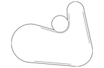 Genuine Toyota Serpentine Belt 90118-WBA55. Fixed Price $33.14.