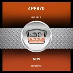 Topdrive 1999-2003 Mitsubishi Montero Sport Serpentine Belt 4PK970. Fixed Price $39.00.
