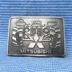 Mitsubishi Tractors Promo Belt Buckle Compact Safety Durability Vtg 90S .TYC104. Fixed Price $31.49.