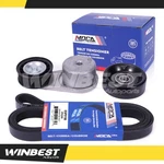 Serpentine Belt Drive Component Kit Fit 01-11 Ford Explorer Ranger Mazda B4000. Fixed Price $40.50.