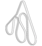 Genuine Ford Serpentine Belt 1L5Z-8620-AC. Fixed Price $44.93.