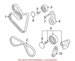 Genuine Oem Serpentine Belt For Bmw Z8 2000-2003. Fixed Price $75.01.
