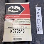 Serpentine Belt-premium Oe Micro-v Gates K070640. Fixed Price $19.80.