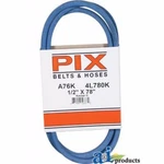 New Pix Part # A76K 1/2 In 78 Blue A-section Belt; Rep. 9543004. Fixed Price $19.65.