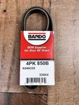 Bando Belt 4PK850B Fits Hyundai, Kia Dodge Neon, Mazda, Volkswagen, Audi, Metro. Fixed Price $11.95.