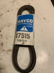 Dayco 17515 V Belt - B1. Fixed Price $19.99.